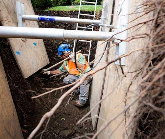 Dégel entrée eau Montréal, remplacement de drain sanitaire